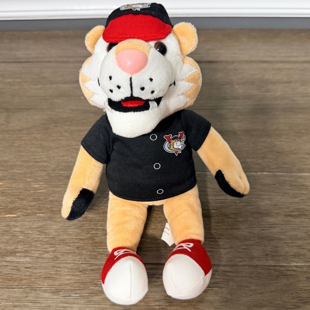 Tri-City ValleyCats Southpaw Mascot Plush MiLB Baseball Tiger‎ Mascot Factory